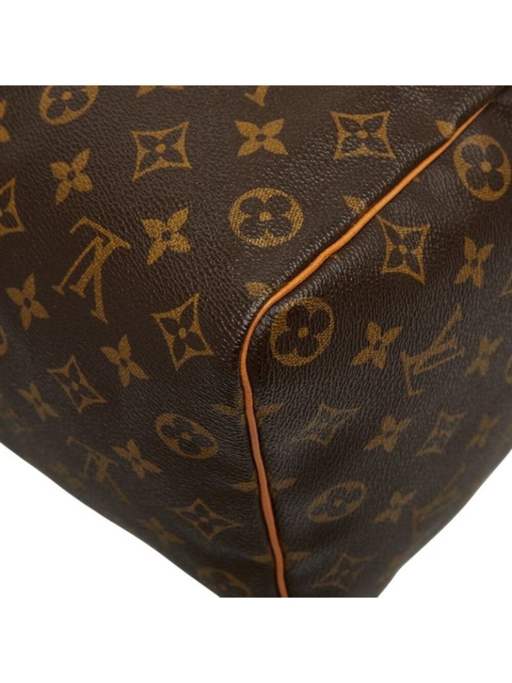 Louis Vuitton Monogram Speedy 35 Boston Bag Brown - Picture 6 of 10